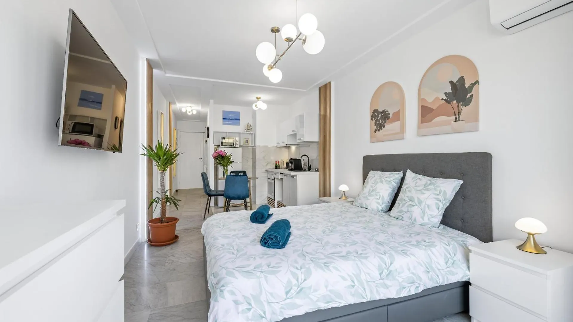 Nice Renting - 93 Californie - Elegant Studio Terrace Near Sea Tramway Apartment
